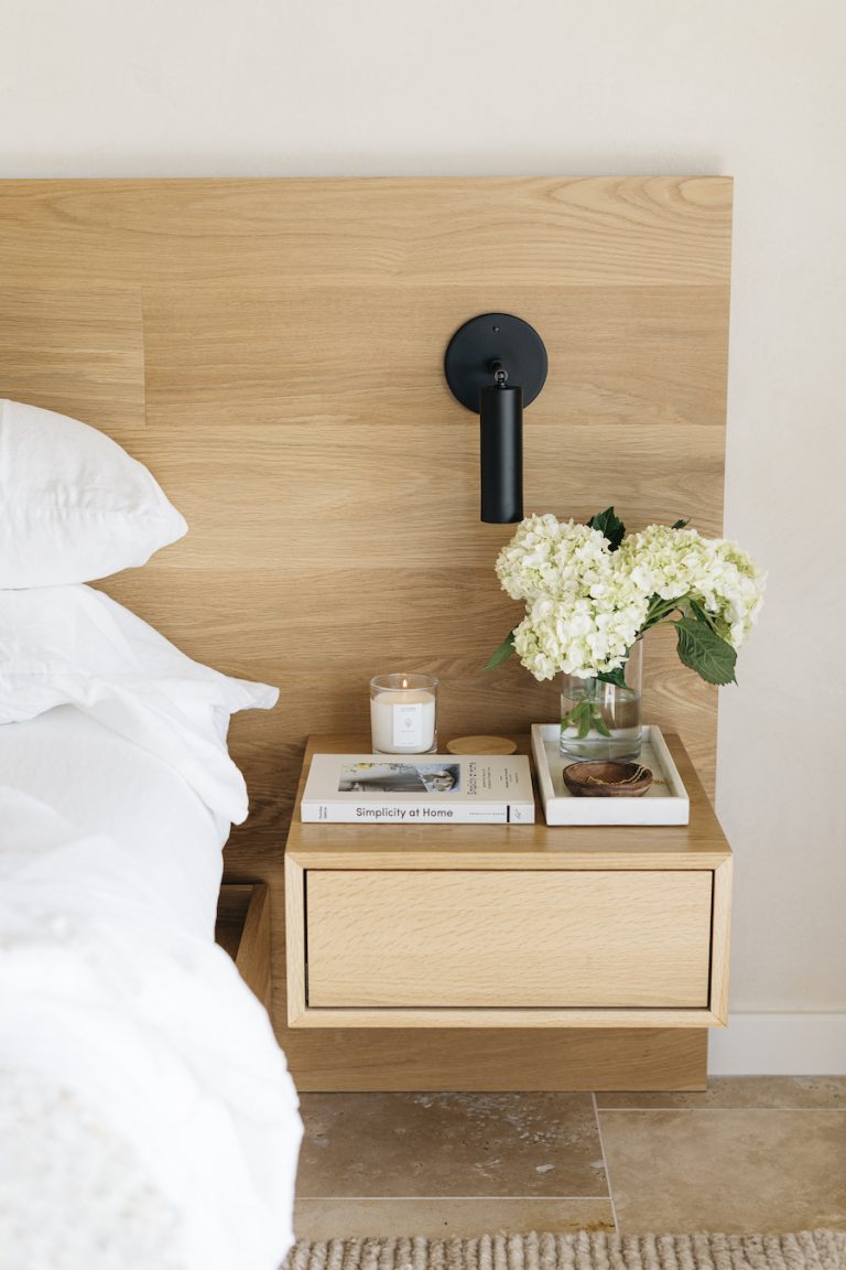 Camille style bedside table_ foods to avoid before going to bed