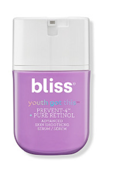 Bliss Youth Got This Prevent-4 + Pure Retinol Advanced Skin Smoothing Serum