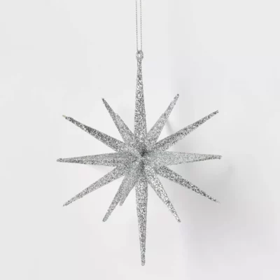 Plastic Spike Starburst Christmas Tree Ornament