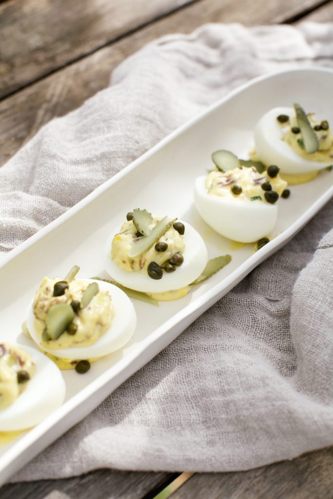 Deviled Eggs with Brisket and Herbs
- deviled egg recipes