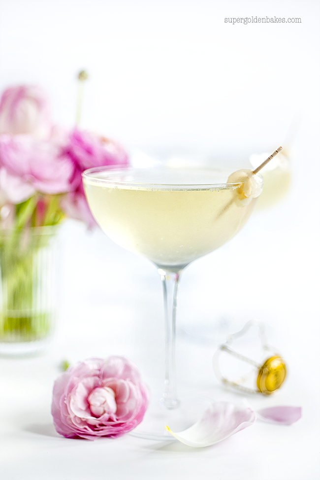 champagne cocktails_Lychee French 75 