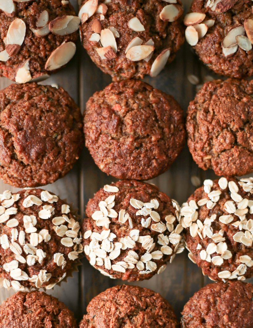 One Bowl Morning Glory Muffins Vegan