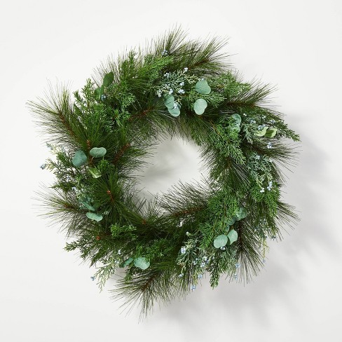 Threshold™ with Studio McGee Pine and Eucalyptus Wreath