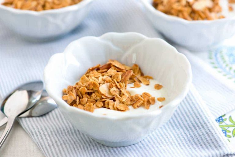 Homemade Honey Almond Granola