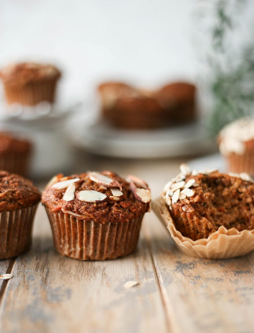 One Bowl Morning Glory Muffins Vegan