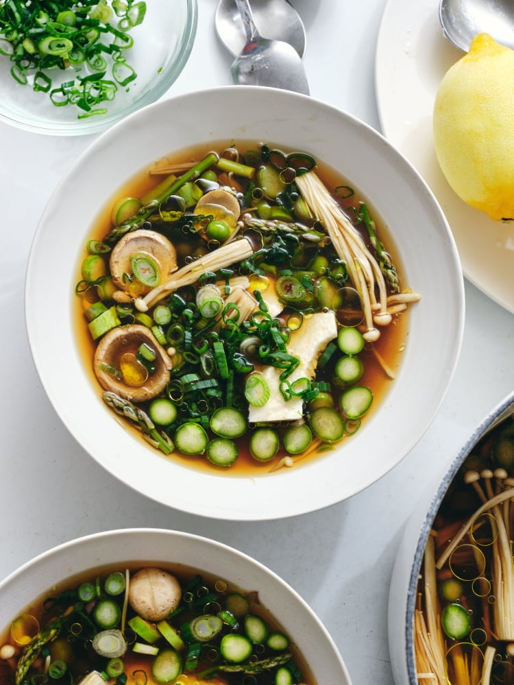 Alison Roman’s spring tofu soup