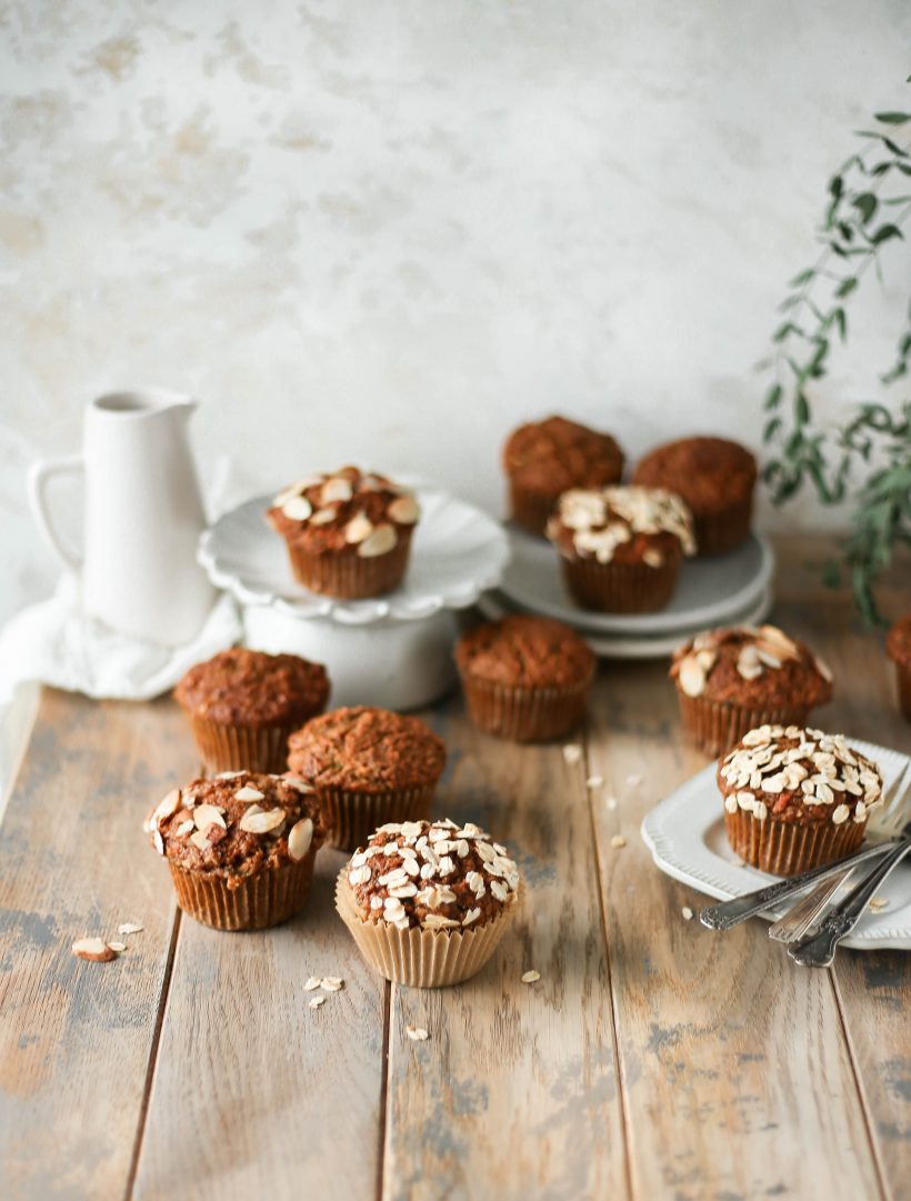 One Bowl Morning Glory Vegan Muffins