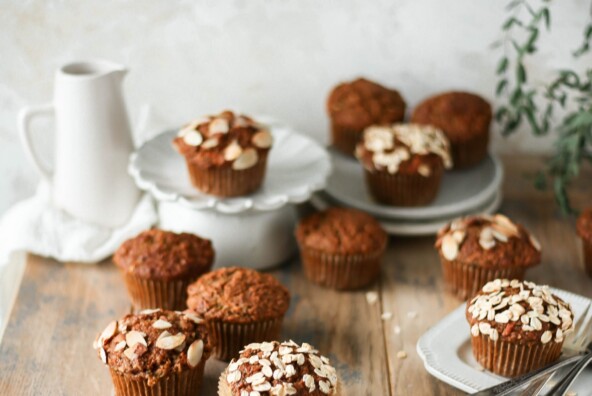 One Bowl Morning Glory Muffins Vegan