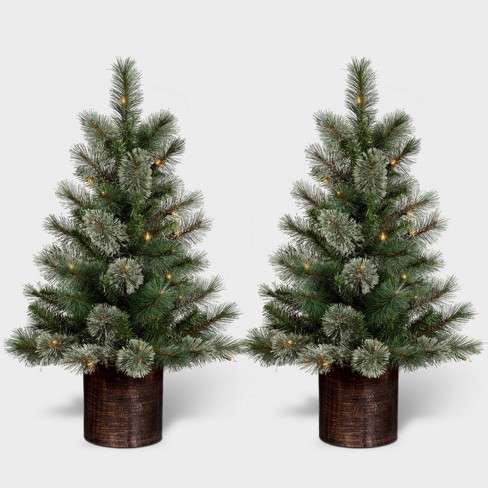 Wondershop™ Pre-lit Artificial Christmas Tree (Set of 2)