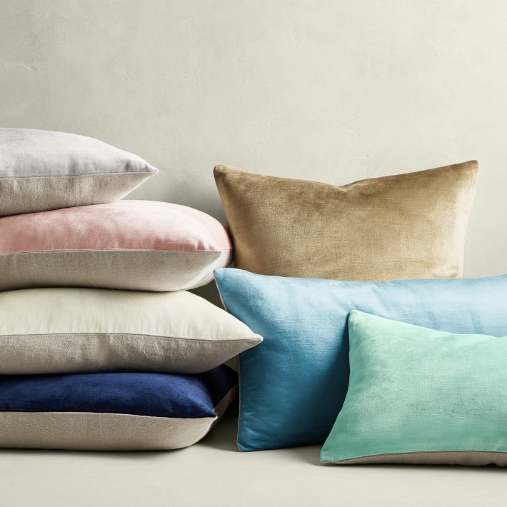 WS velvet pillows