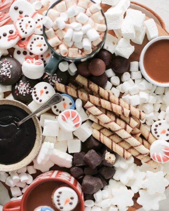 Hot Chocolate Stirrers With Marshmallows - So Simple Ideas