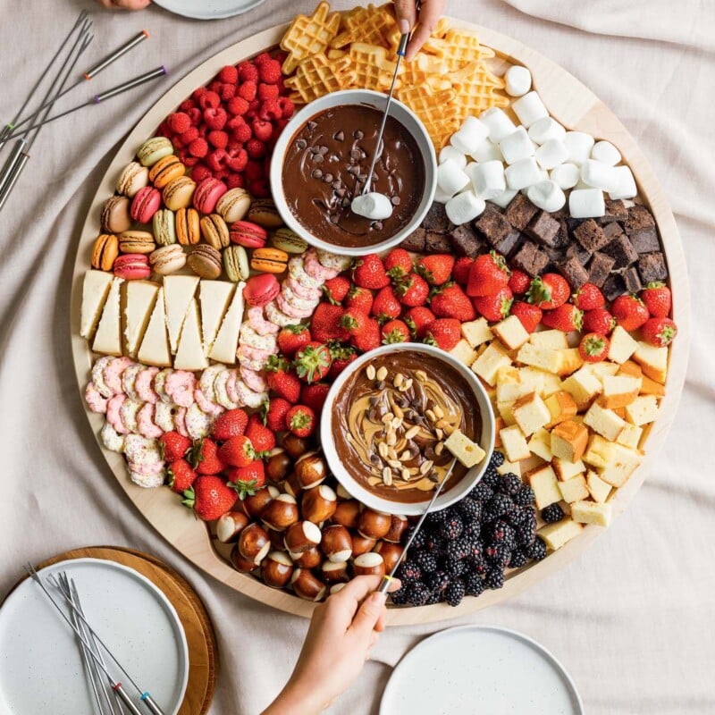 Picnic or Camping Charcuterie Board with Shopping List