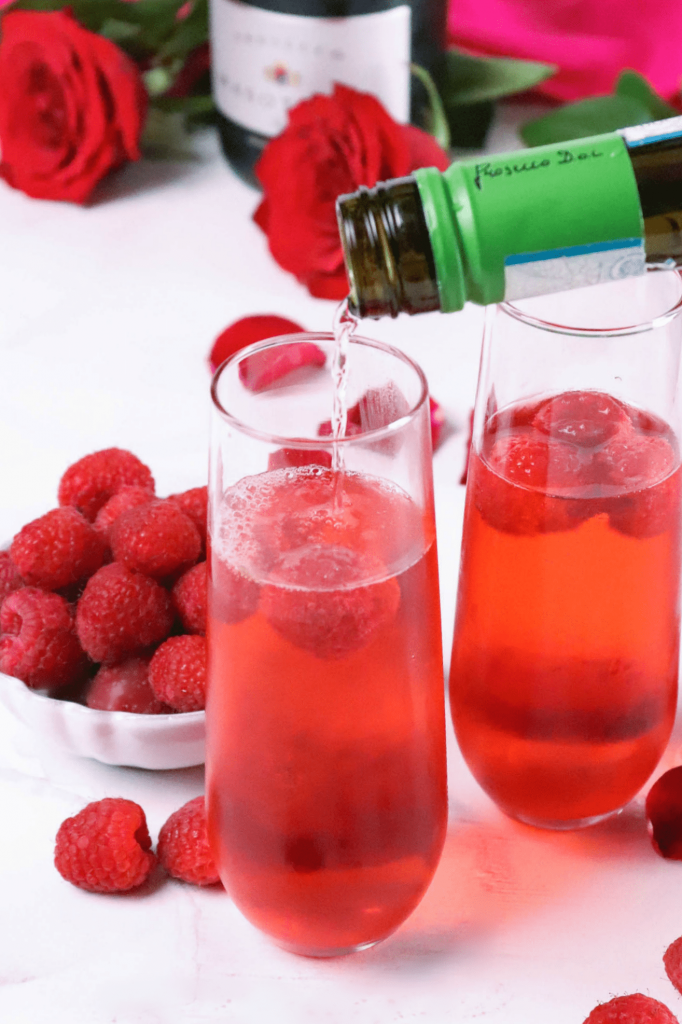 champagne cocktails_Raspberry Mimosa