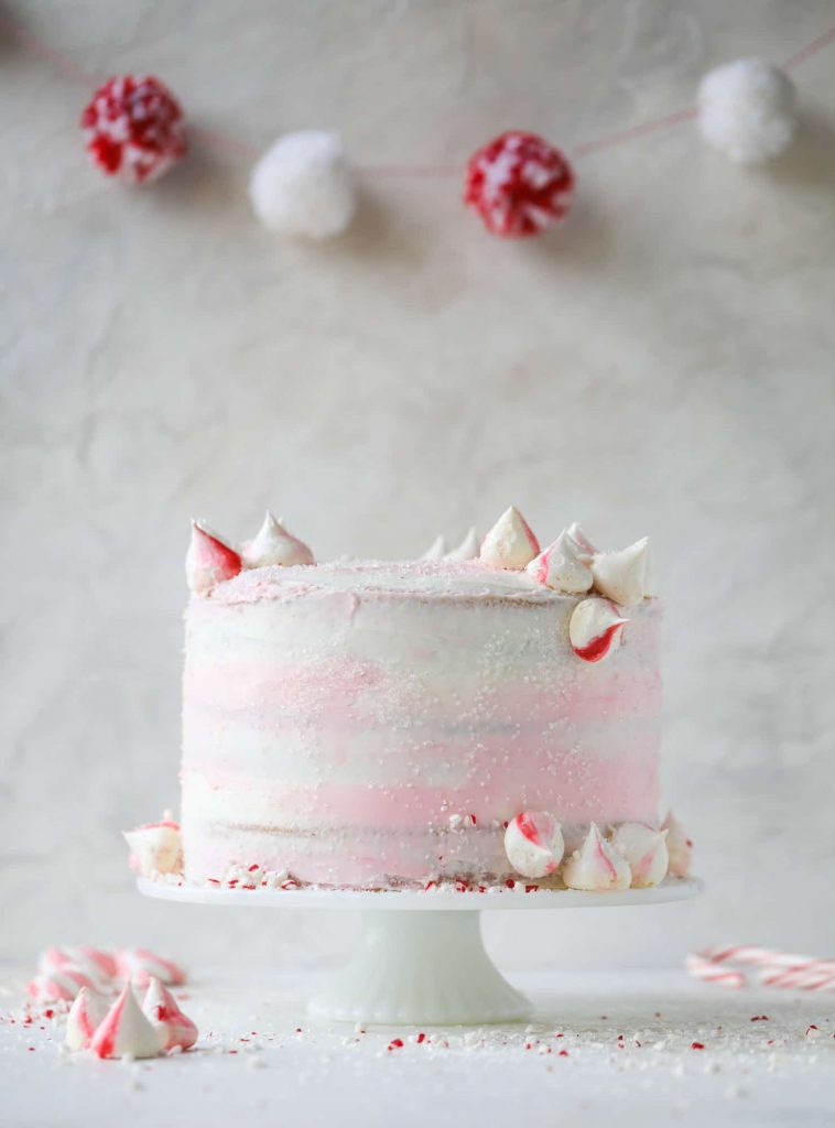 Pink Peppermint Cake from How Sweet Eats - peppermint recipes