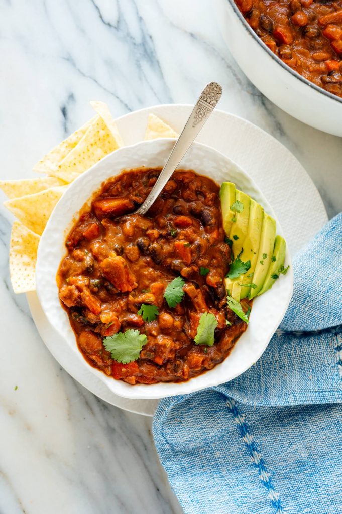 Vegetarian Chili from Cookie + Kate - winter soup recipes
