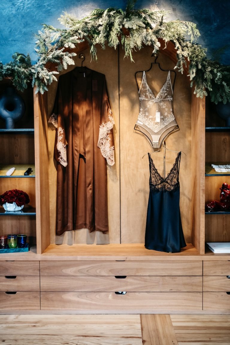 beautiful shop with lingerie and flowers, elle's boutique in austin