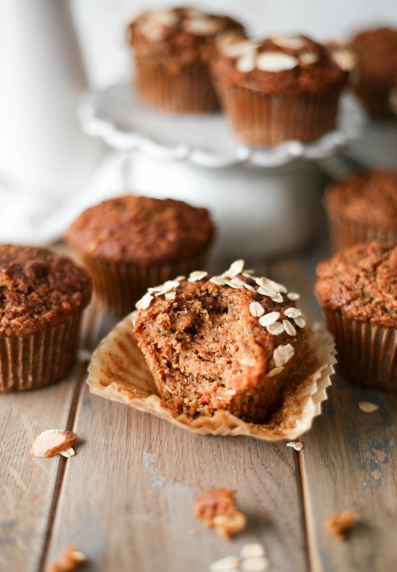 One Bowl Morning Glory Muffins Vegan