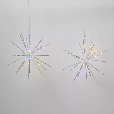 led starburst lights_outdoor christmas decorations ideas