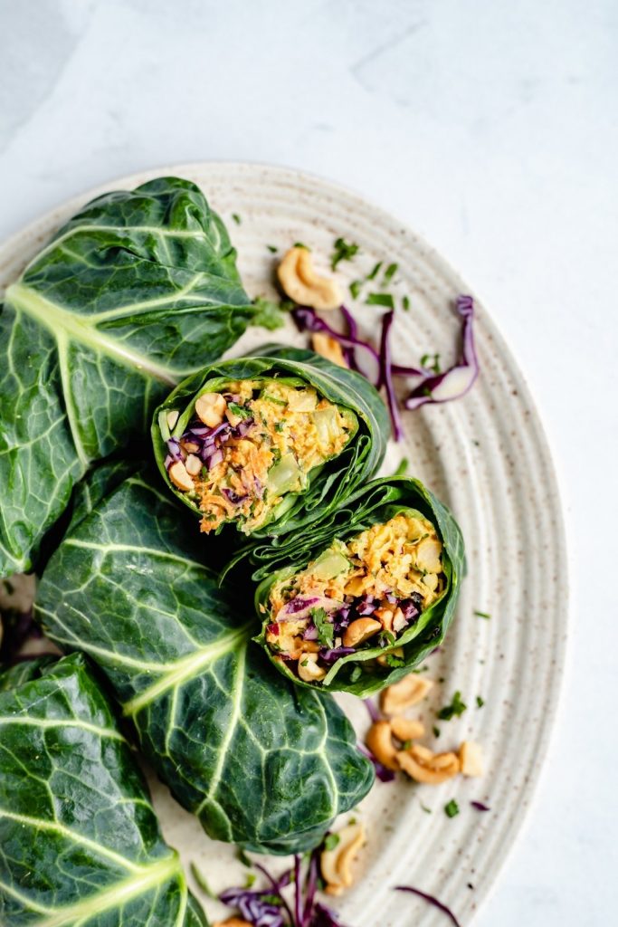 Collard Wraps_healthy lunches for work