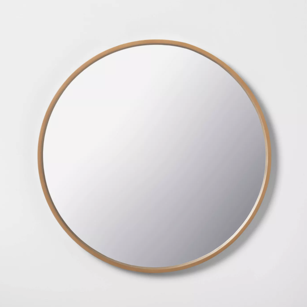 target round mirror