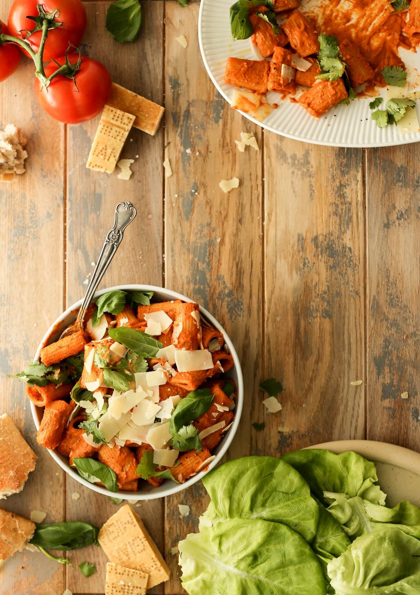 tikka masala pasta - a weeknight pasta dinner full of flavor and your favorite tikka masala dressing