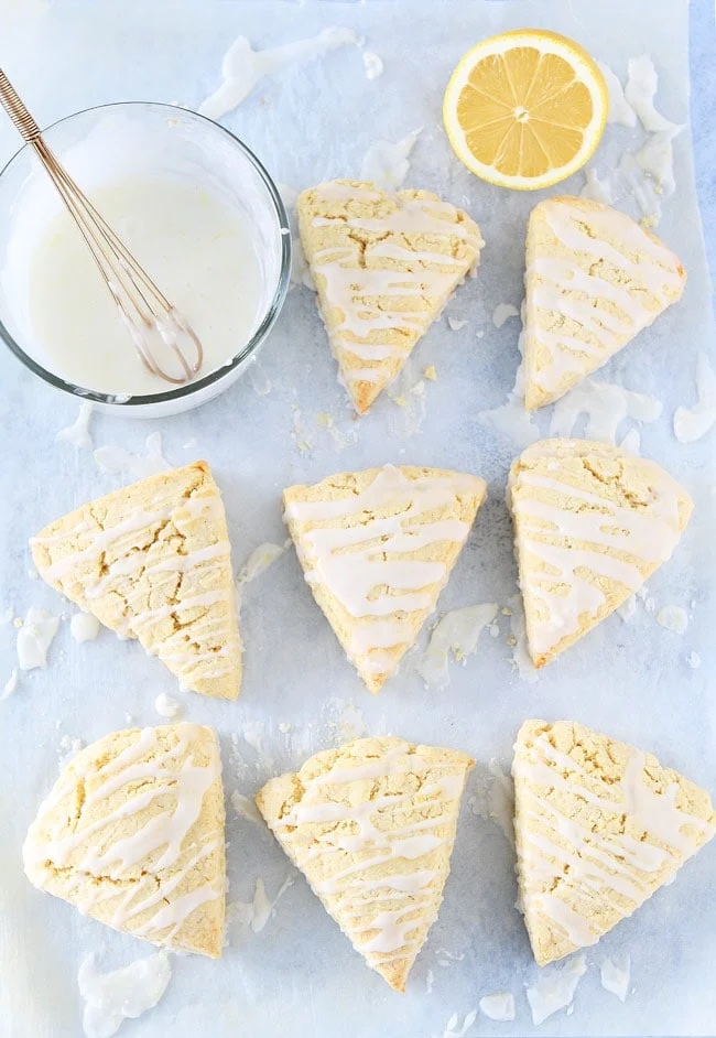 Lemon Cream Cheese Scones_Valentine's Day breakfast ideas