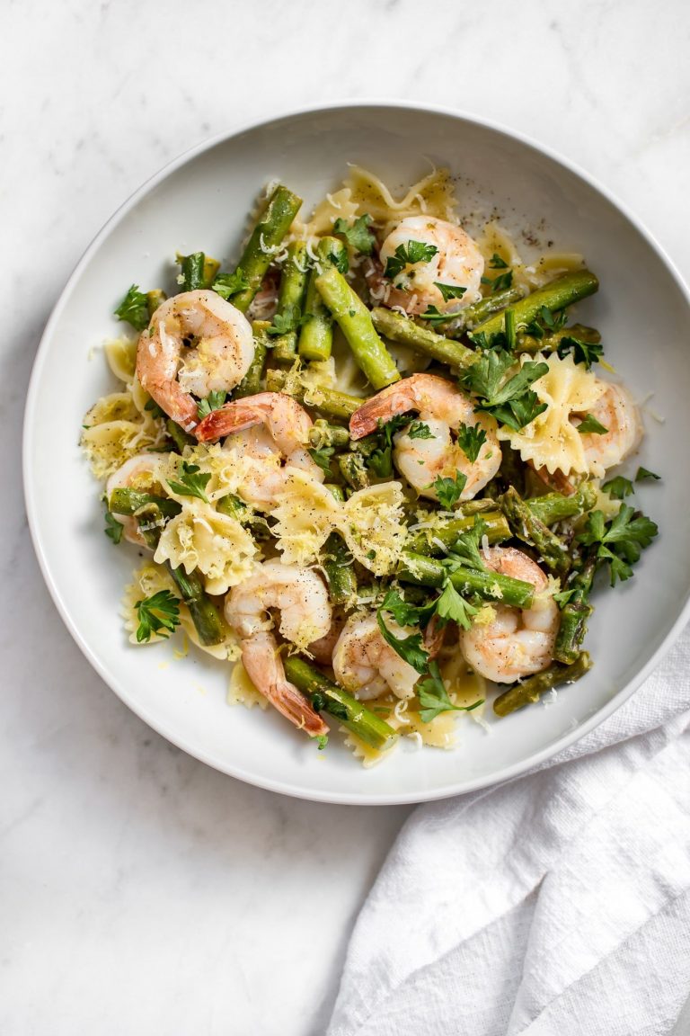 Shrimp and Asparagus Pasta_asparagus recipes