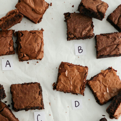 I baked 6 different brownie recipes from the internet - there's a brownie recipe for everyone, and this was the winner