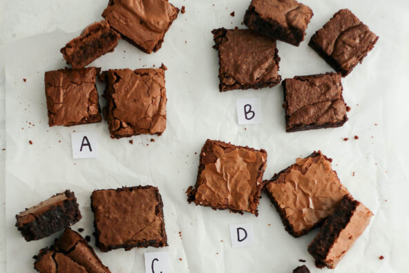 I baked 6 different brownie recipes from the internet - there's a brownie recipe for everyone, and this was the winner