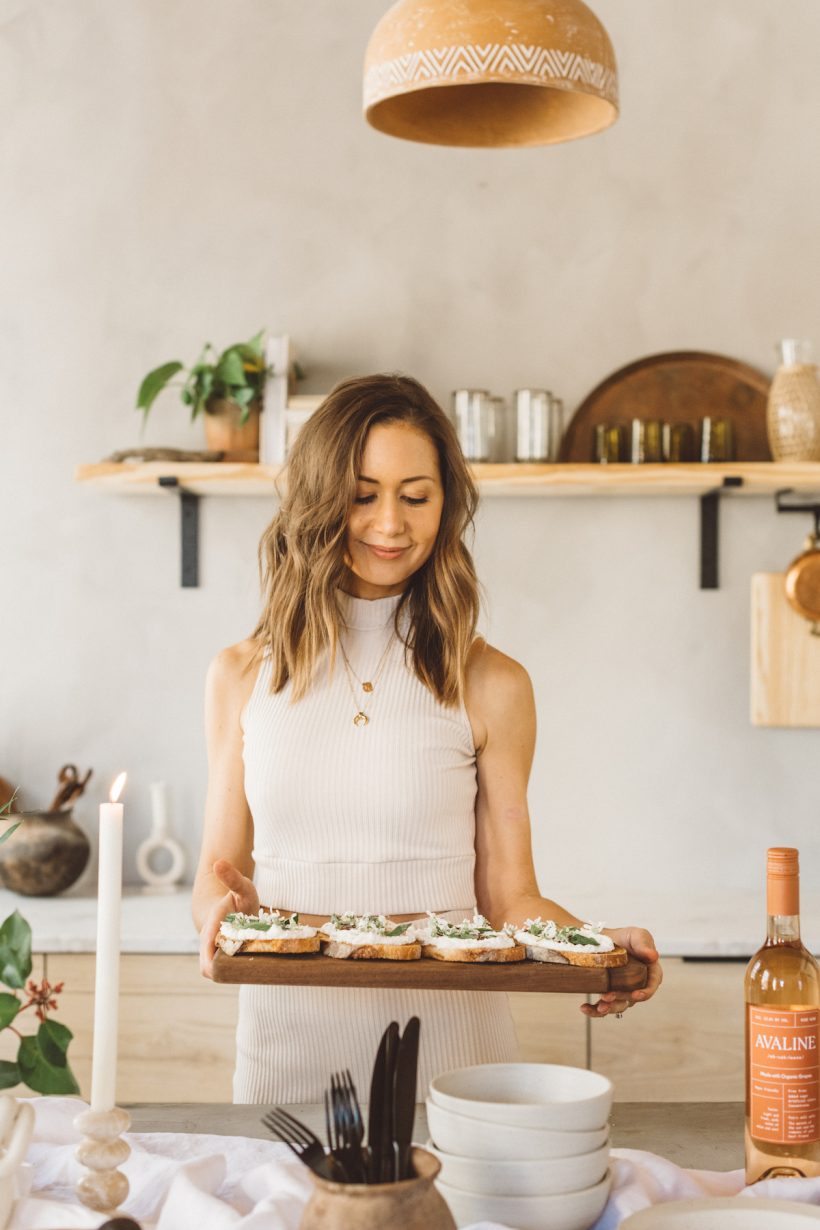 Valentine's Brunch Menu, Ricotta & Raspberry Toast, and Flowers Peonies