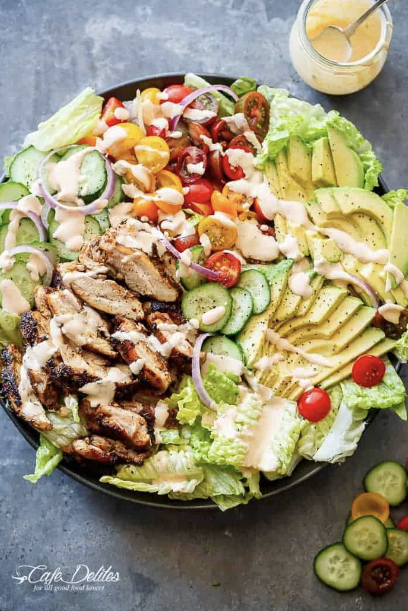high-protein salad recipes
