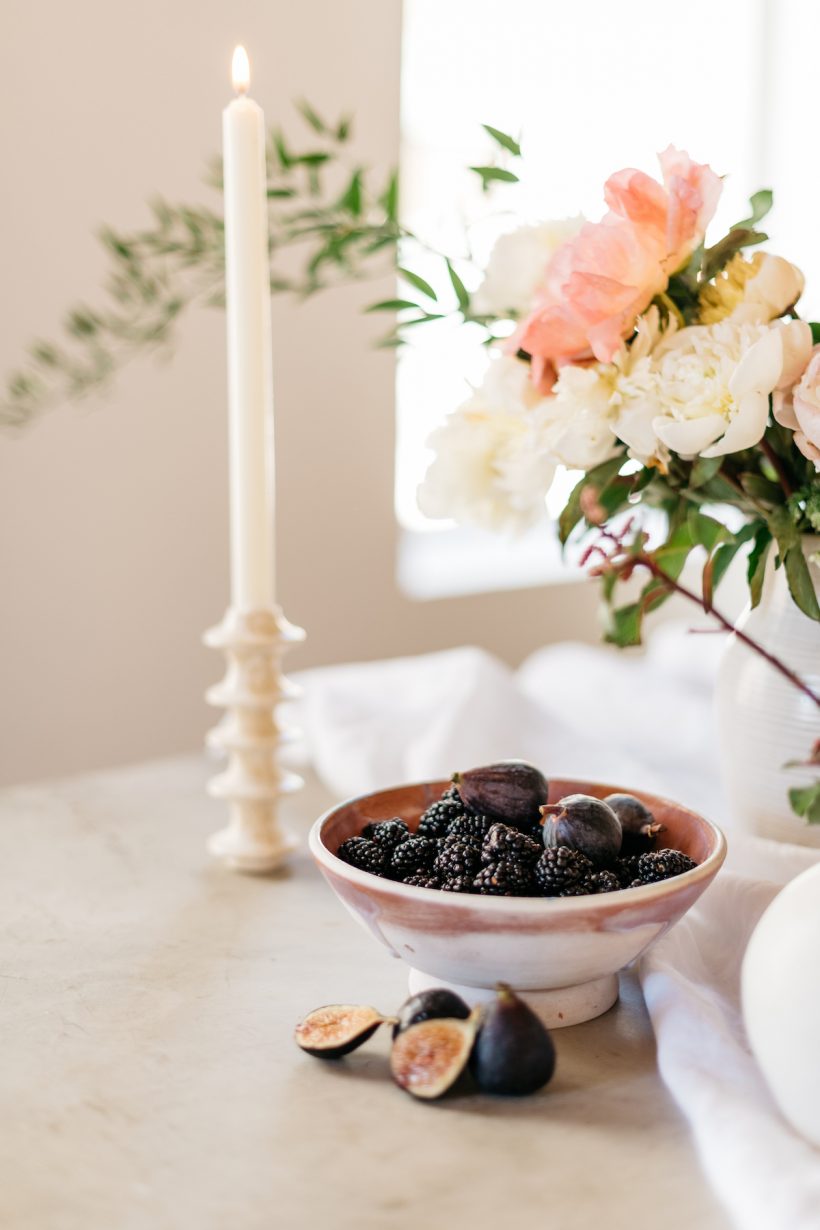 Valentine's Table Setting Ideas, Peonies Floral Centerpiece ,, Flowers, Berries, Romantic Decor