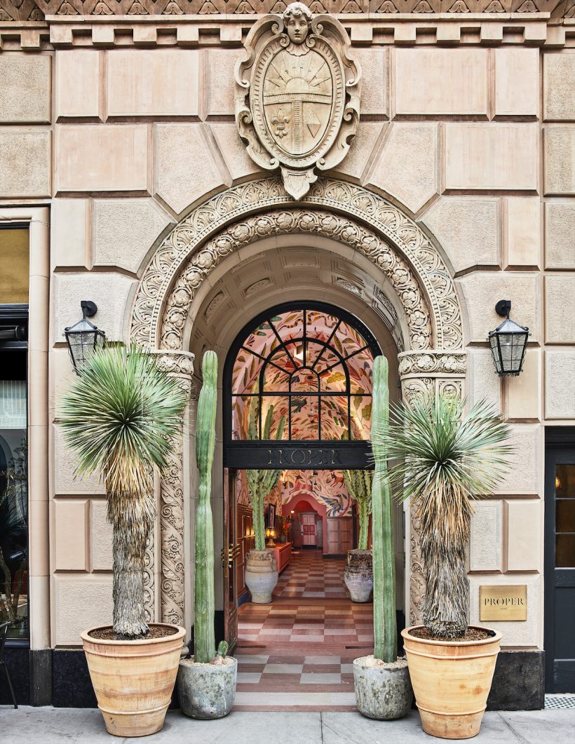 downtown LA proper hotel_entrance