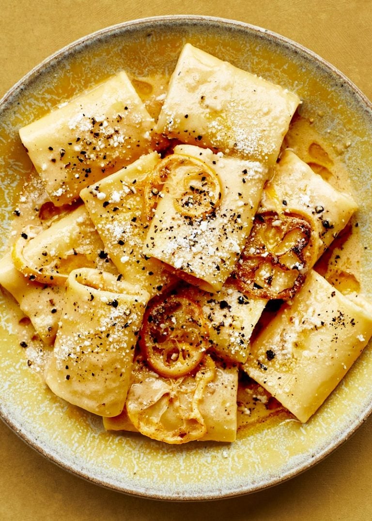 Pasta with Brown Butter, Whole Lemon, and Parmesan_pantry recipes