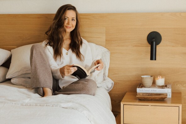 Camille Styles bedroom morning routine