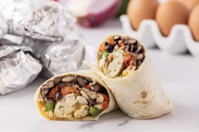 Healthy Freezer Breakfast Burritos_easy meal prep recipes