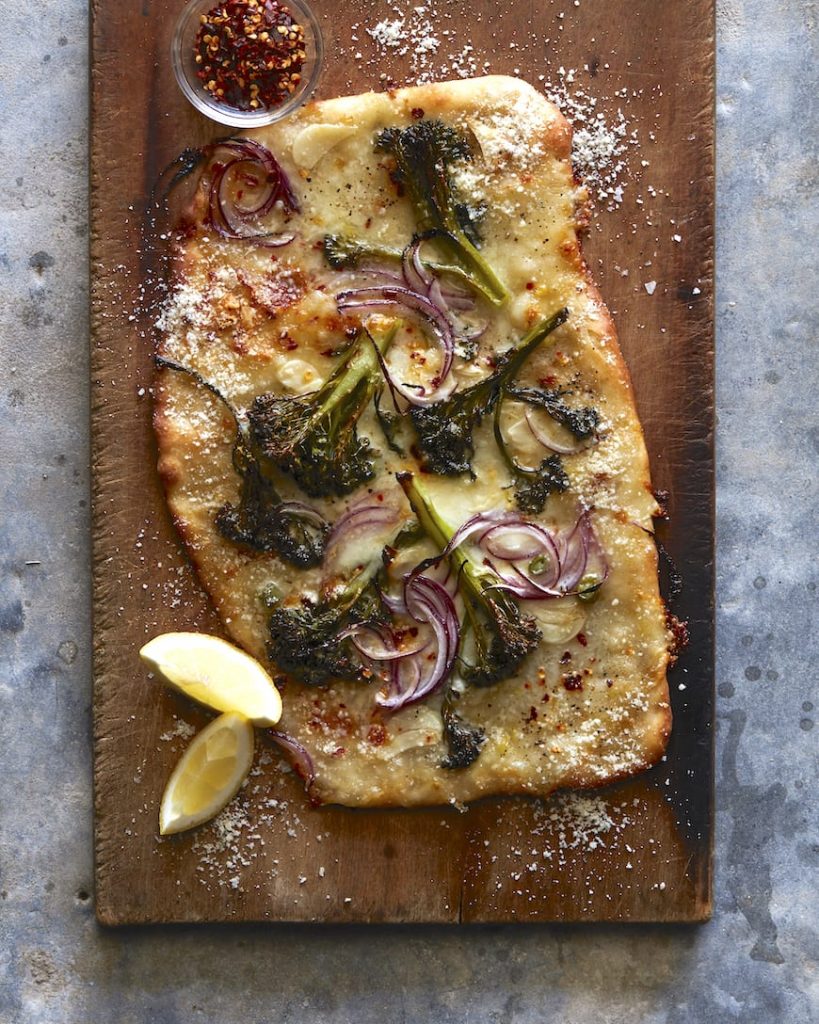 Sheet Pan Broccolini Pizza_easy sheet pan recipes