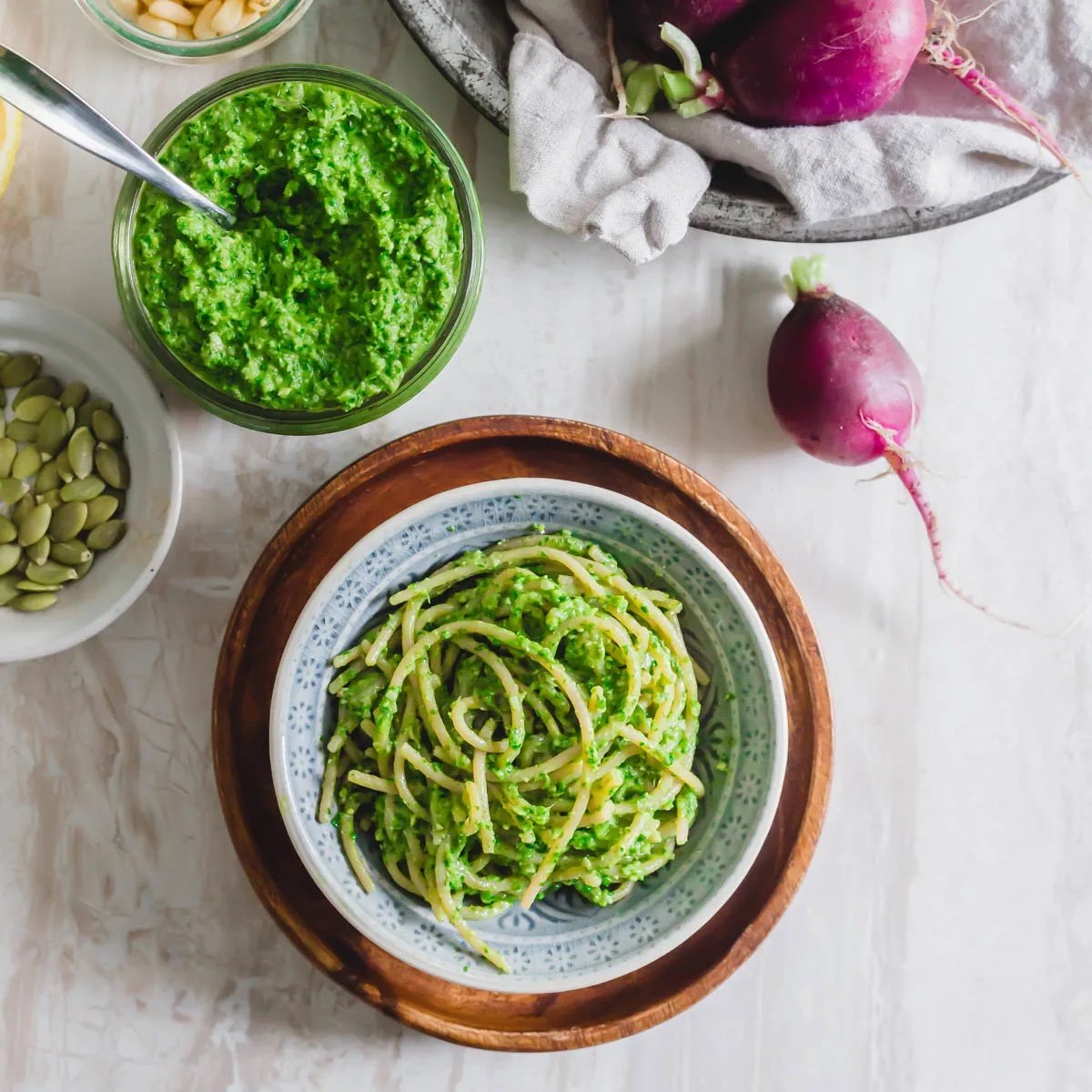 Radish Greens Pesto_what can I make with radishes