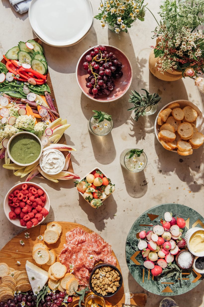 Spring happy hour, Ashleigh amoroso, Vegetable Crudité, Spring produce, Dipping snacks, Cheese and charcuterie board, Appetizers, Cost