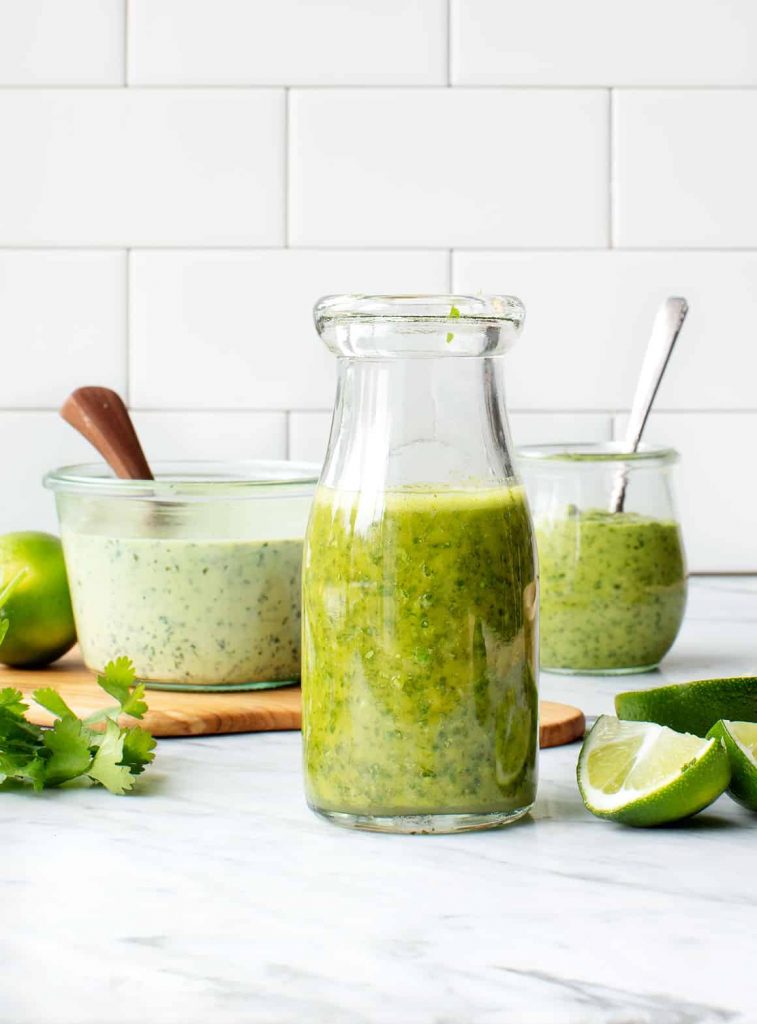 cilantro lime dressing_healthy salad dressing recipes
