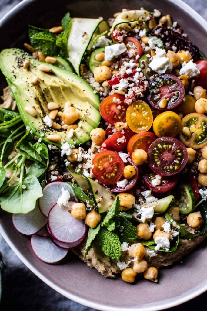 Loaded Greek Quinoa Salad from Half-Baked Harvest_what can I make with radishes