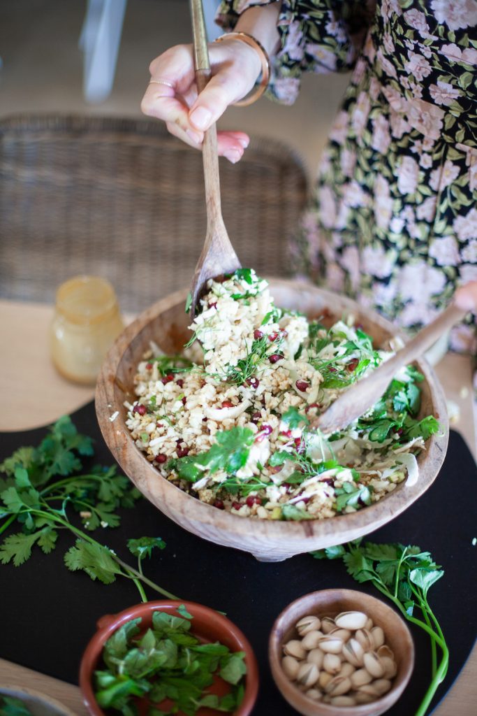 Cauliflower tabbouleh