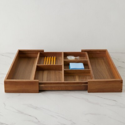 NEAT Method Acacia Expandable Drawer insert