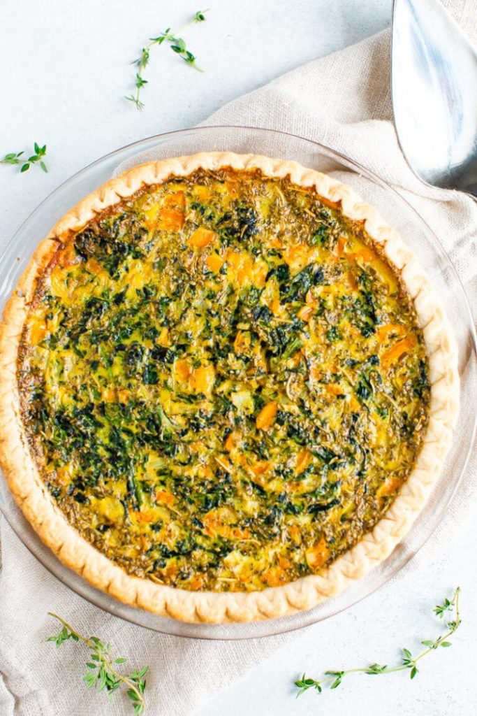 Dairy-Free Spinach Quiche_easy dairy free recipes