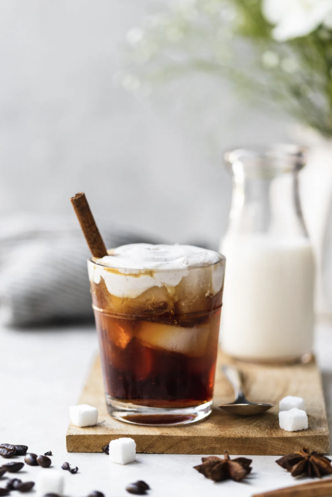 Easy Cold Brew Recipes_Cinnamon Vanilla Coconut Cream Cold Brew from Danilicious