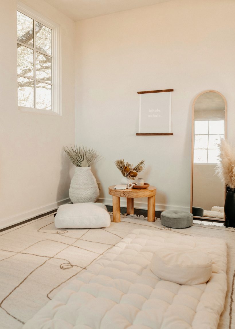 meditation room, camille's house