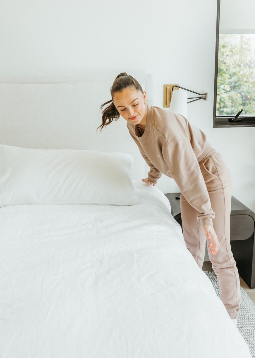 Make your bed, Megan group's morning routine