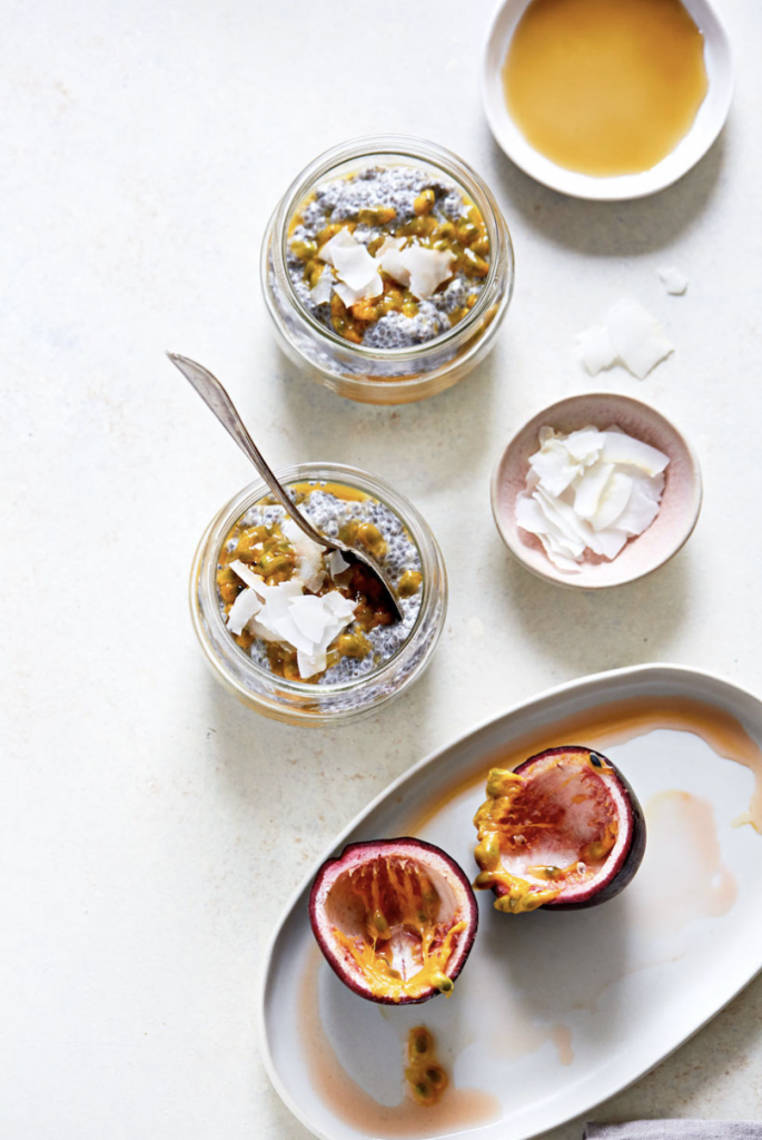 best foods with electrolytes_Passion Fruit Chia Pudding