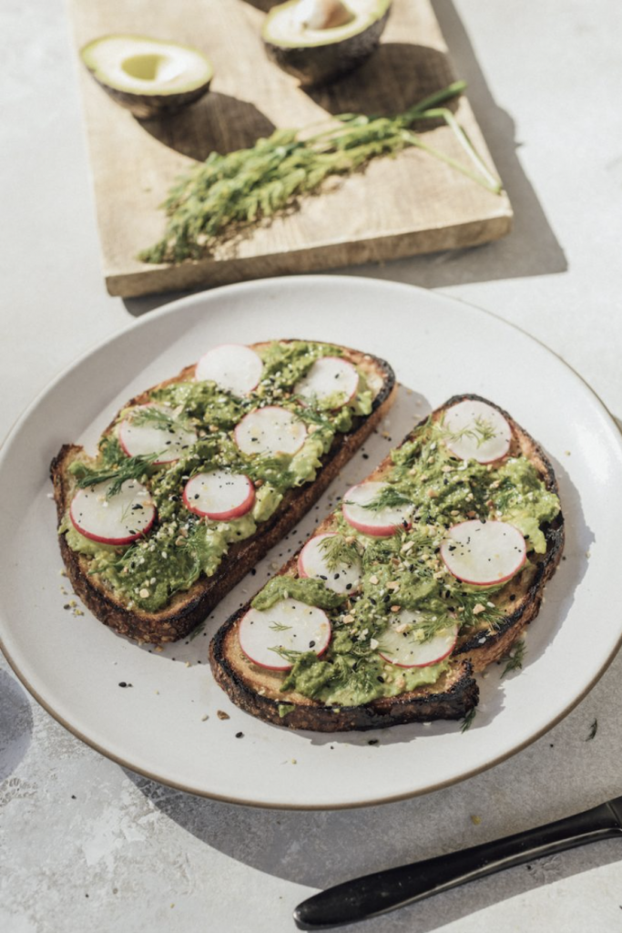 best foods with electrolytes_Avocado Toast with Kale Pesto and Crunchy Veggies