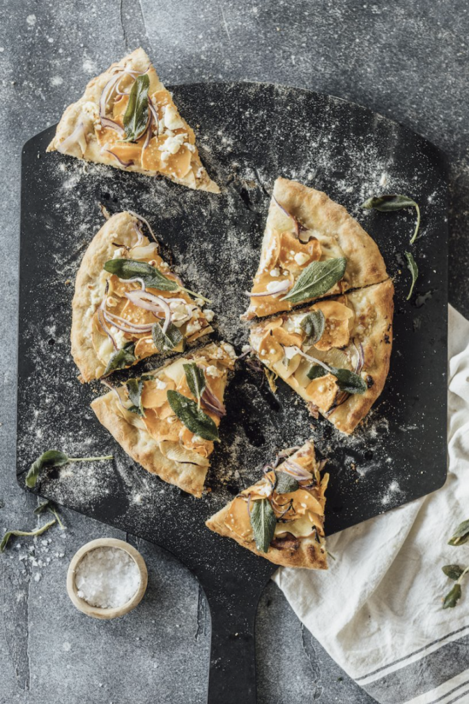 Bacon, Apple, & Sweet Potato Pizza With Crispy Sage_weeknight dinner recipes for one
